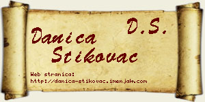 Danica Štikovac vizit kartica